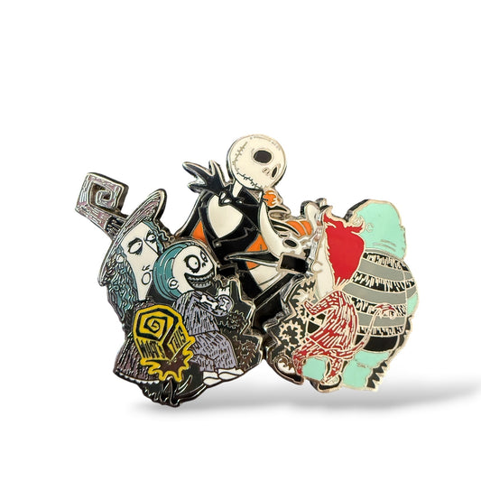 DLR The Nightmare Before Christmas What's This Mystery Jack Skellington and Kids Pin