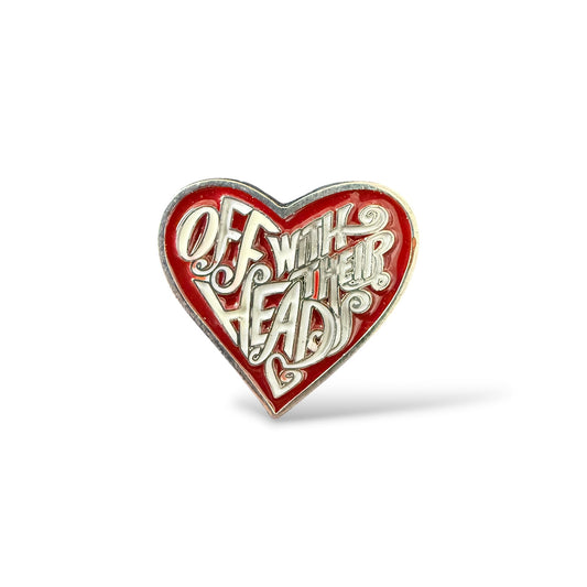 Loungefly Alice in Wonderland Off With Their Head Heart Pin