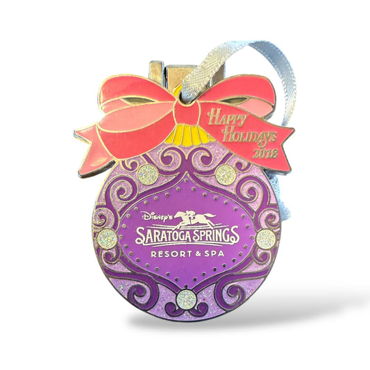 WDW Holiday 2018 Resort Baubles Ornament Saratoga Springs Pin