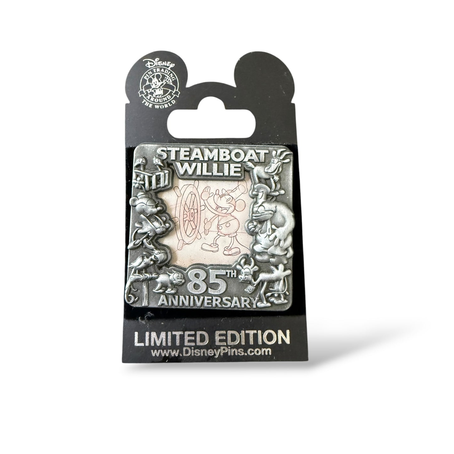 Disney Parks Steamboat Willie 85th Anniversary Pin