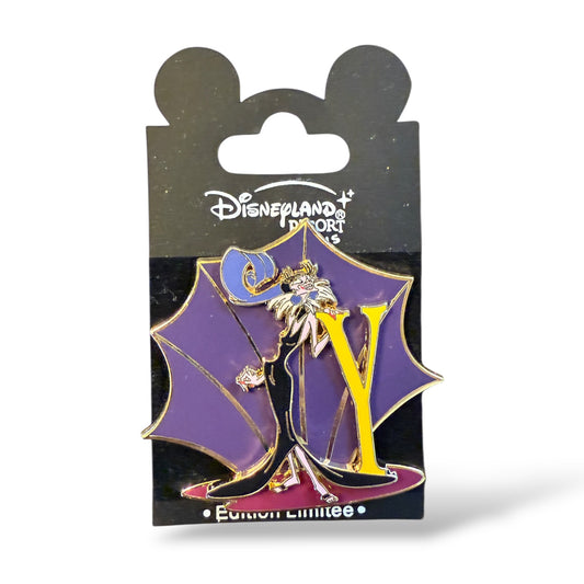 DLRP Walt Disney Letter Series Yzma Pin