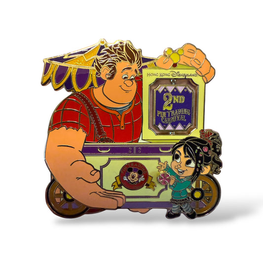 HKDL Pin Trading Carnival 2019 Ralph and Vanellope Jumbo Pin