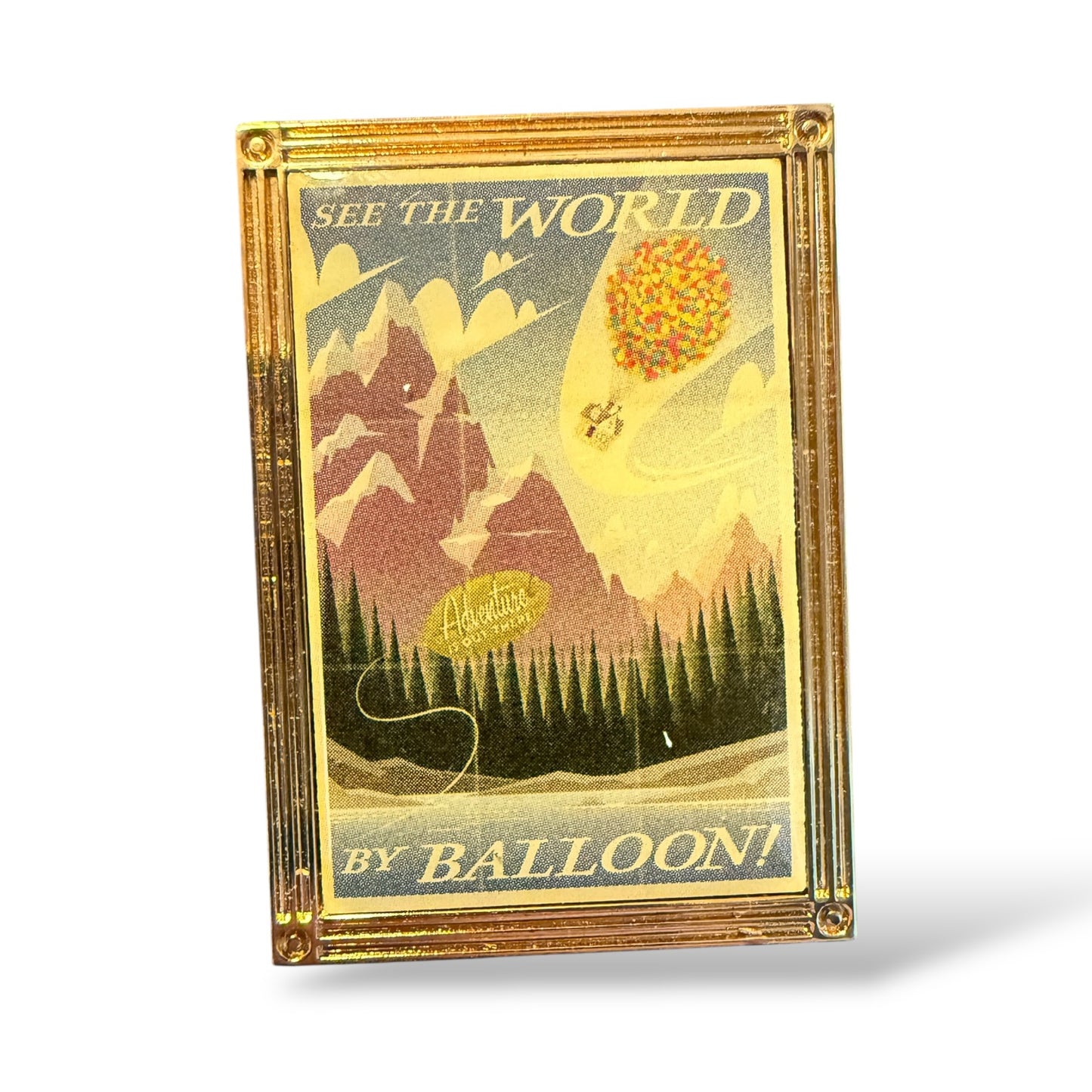 Disney Store Pixar's Up 10th Anniversary See The World Pin