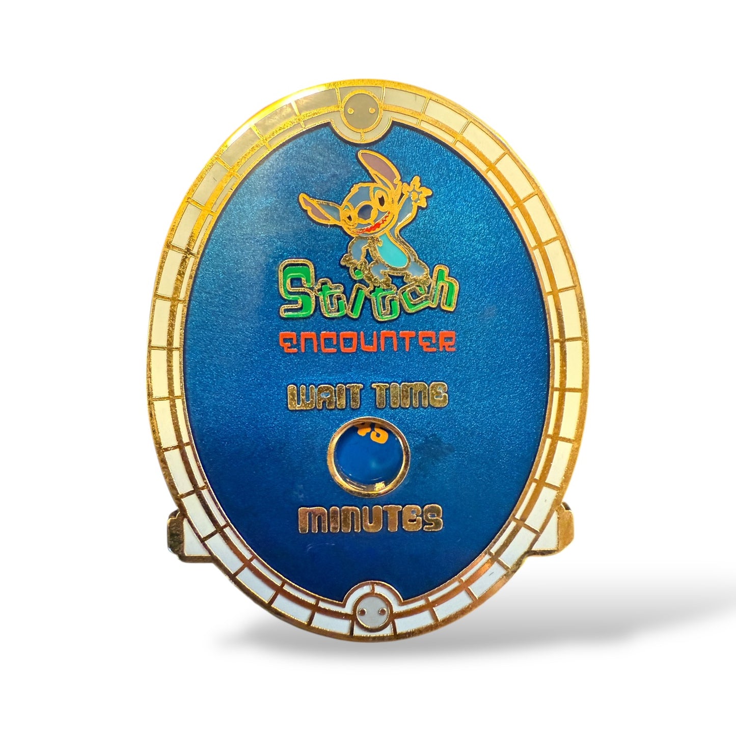 WDI HKDL Wait Time Signs Stitch Encounter Pin