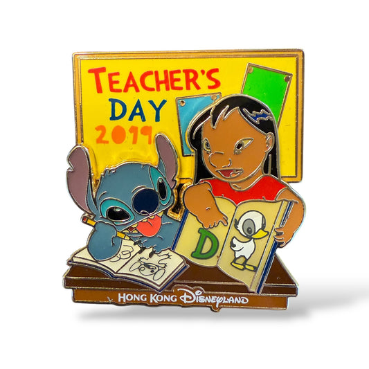 HKDL Happy Teacher's Day 2019 Lilo & Stitch Pin