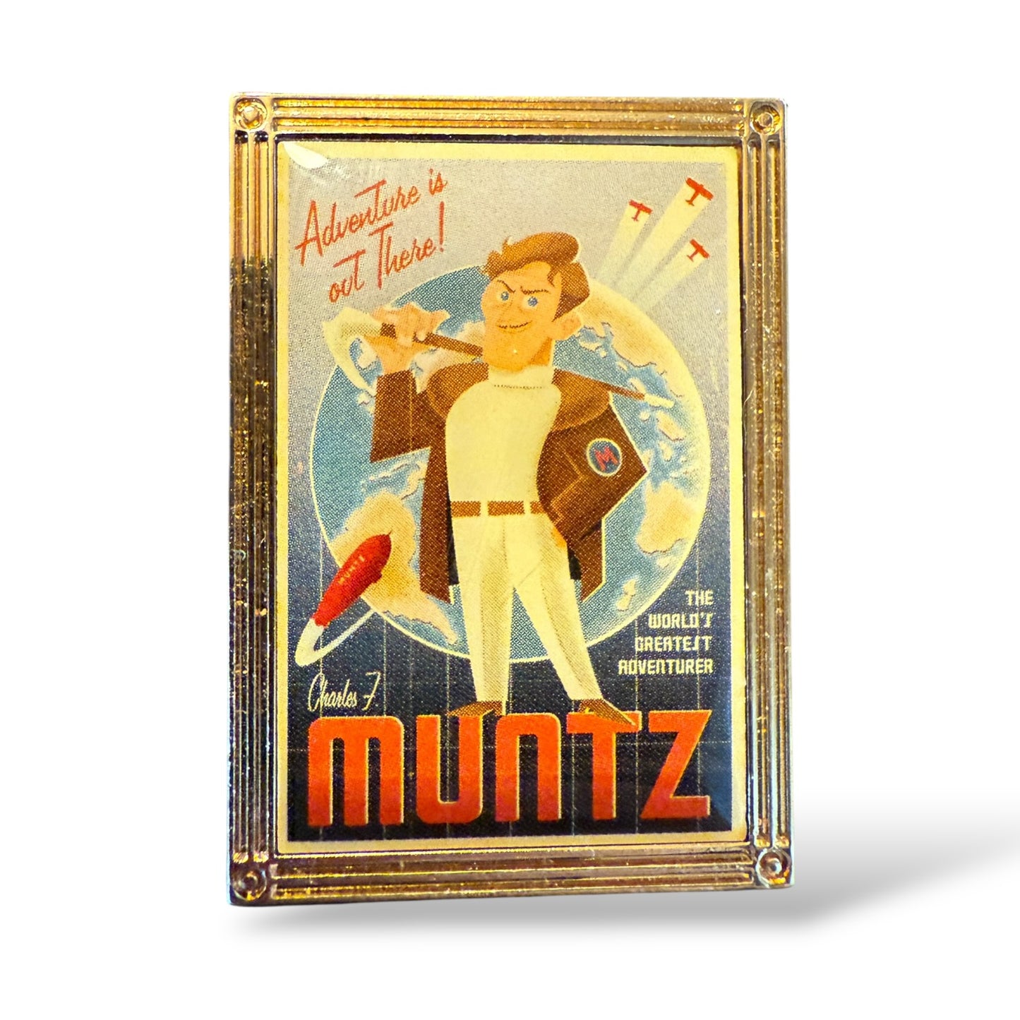 Disney Store Pixar's Up 10th Anniversary Charles Muntz Pin
