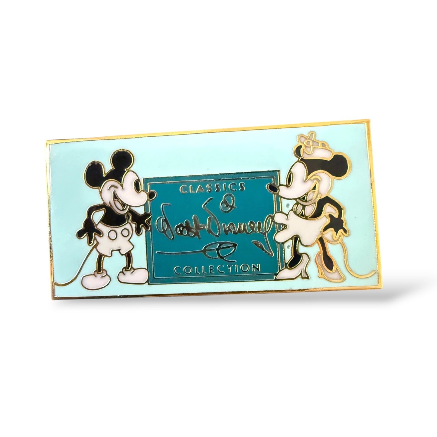 Disney Store WDCC Mickey Minnie Classic Collection Logo Pin