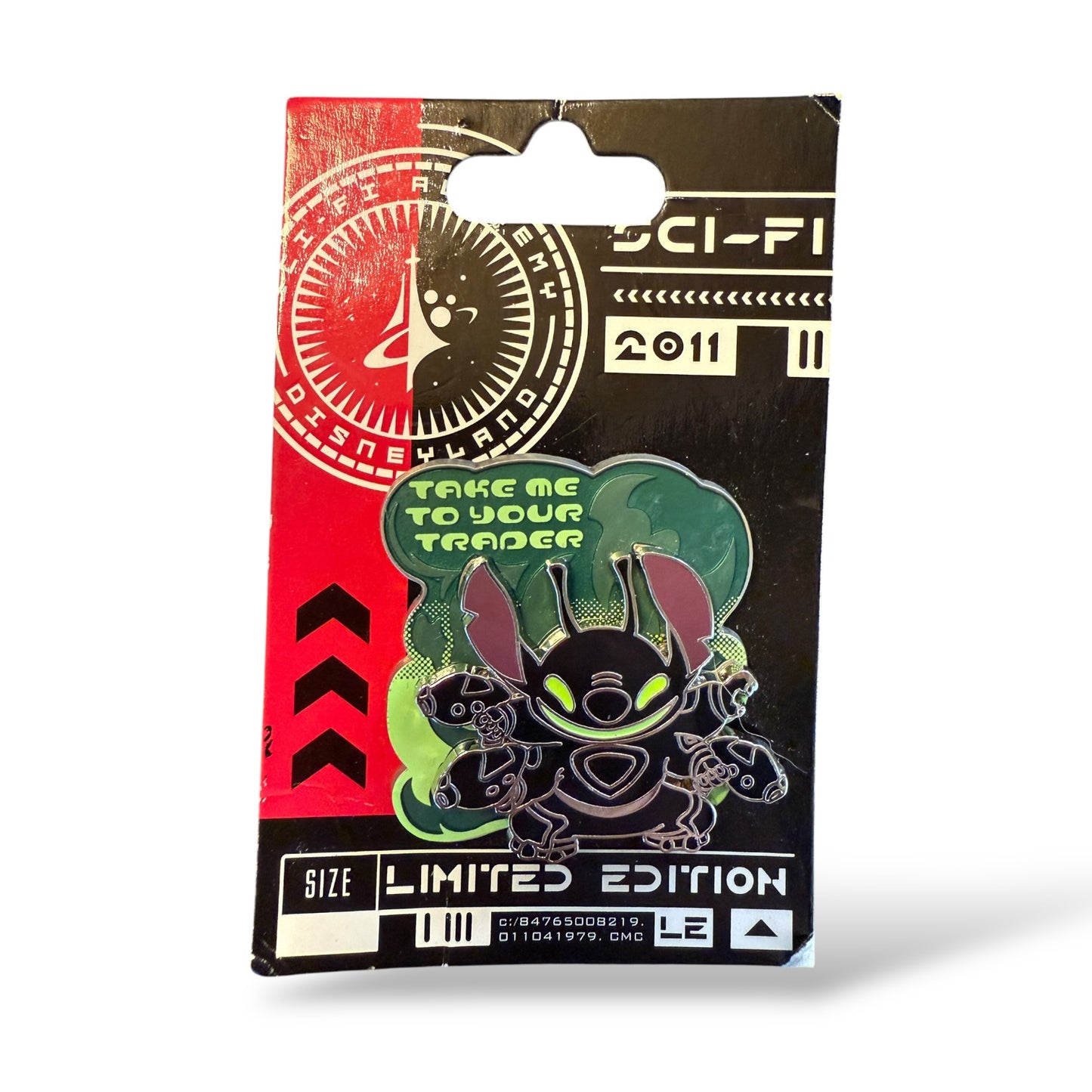 DLR Sci-Fi Academy Take Me To Your Trader Stitch Pin