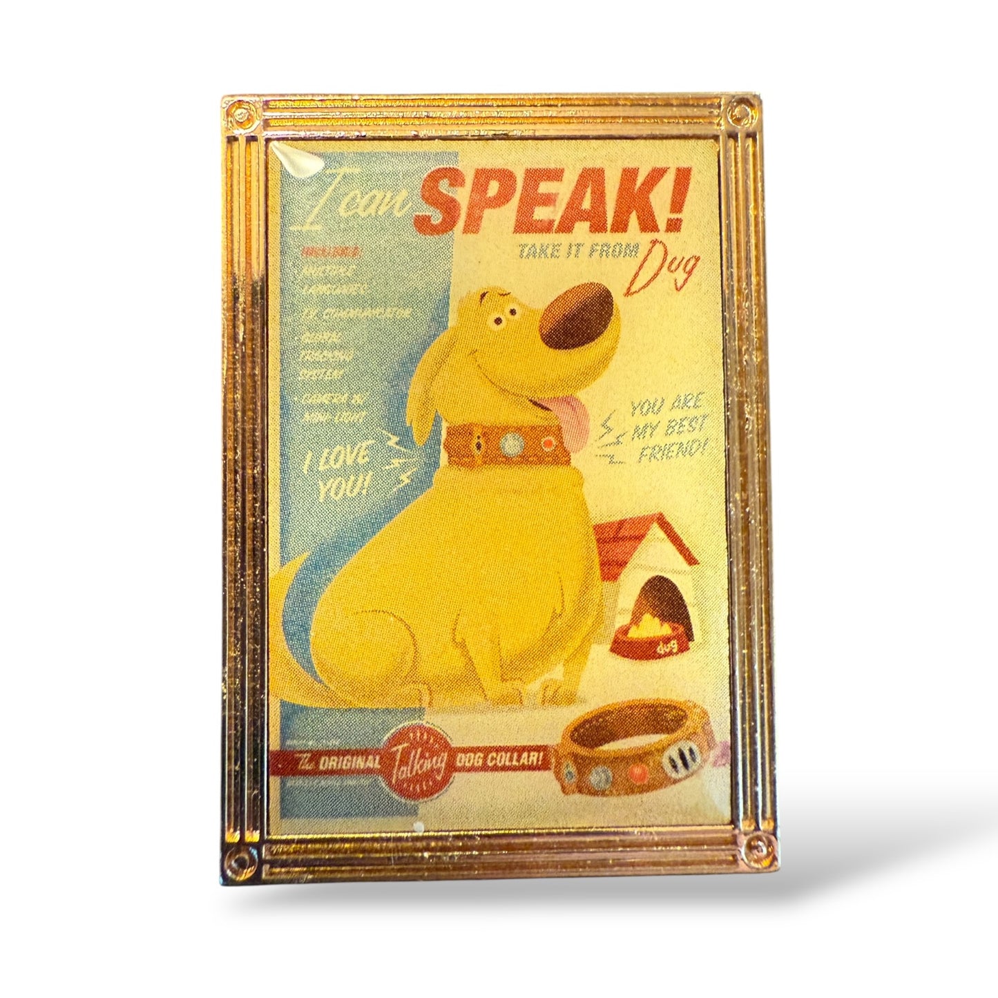 Disney Store Pixar's Up 10th Anniversary Dug Pin