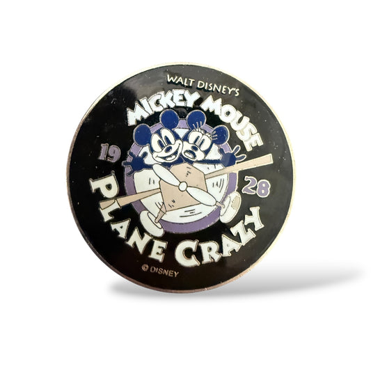 Disney Gallery Magical Moments Mickey and Minnie Airplane Plane Crazy Pin