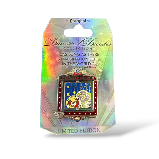 DLR 60th Anniversary Diamond Decades Collection Toy Story Midway Mania Pin
