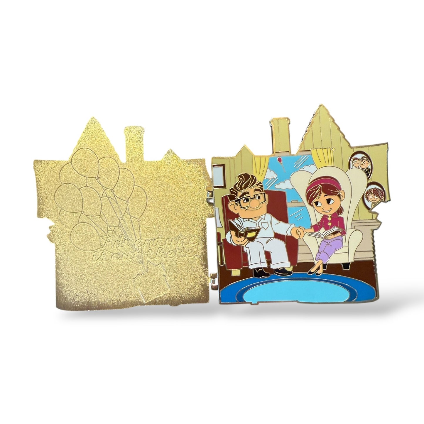 Disney Parks Pixar's Up 10th Anniversary Carl and Ellie House Jumbo Pin