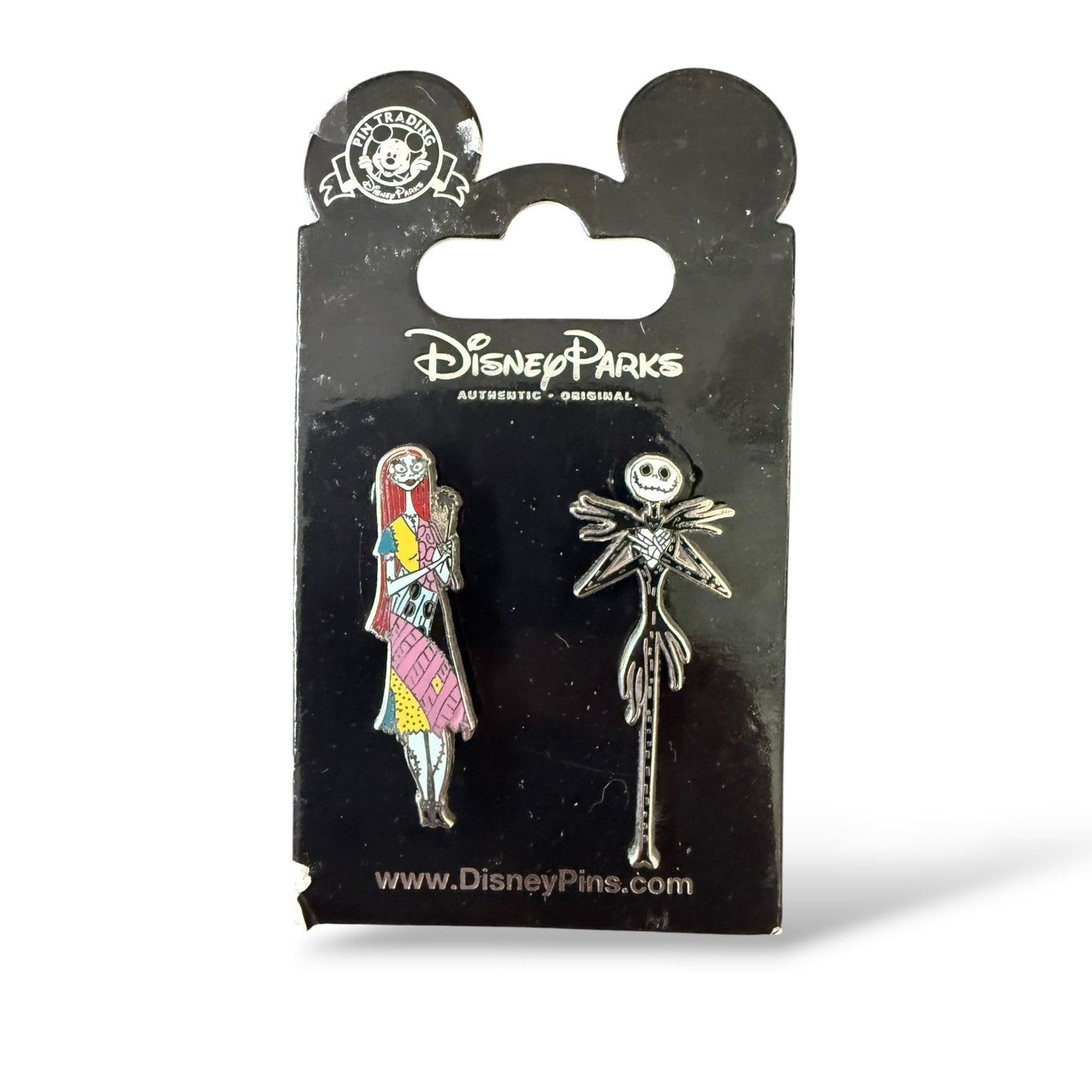 Disney Parks Jack and Sally Pin Set