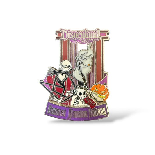 DLR Haunted Mansion Holiday 2013 Jack Skellington and Zero Pin
