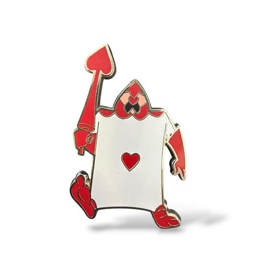 Cast Lanyard Paris Card Guard Ace of Hearts Hidden Mickey Pin