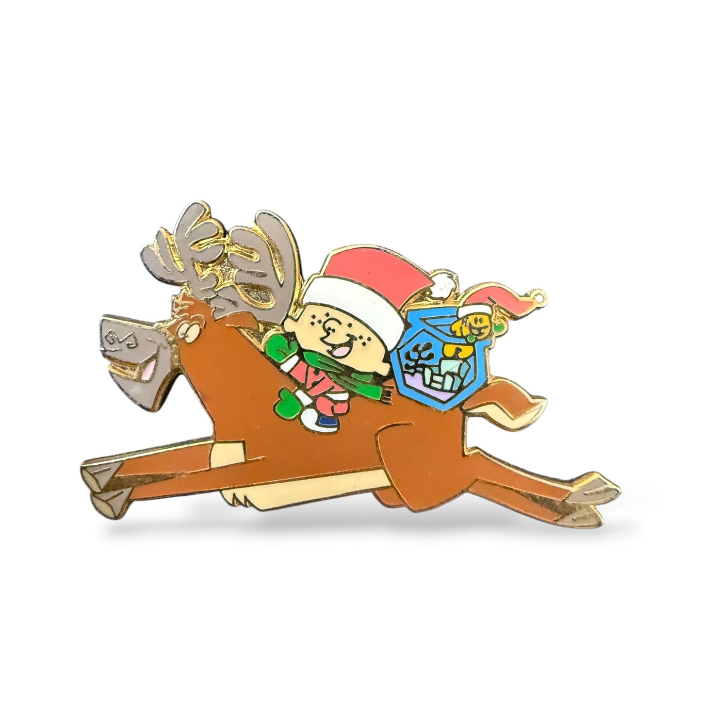 Disney Parks Stanley Riding Reindeer Pin