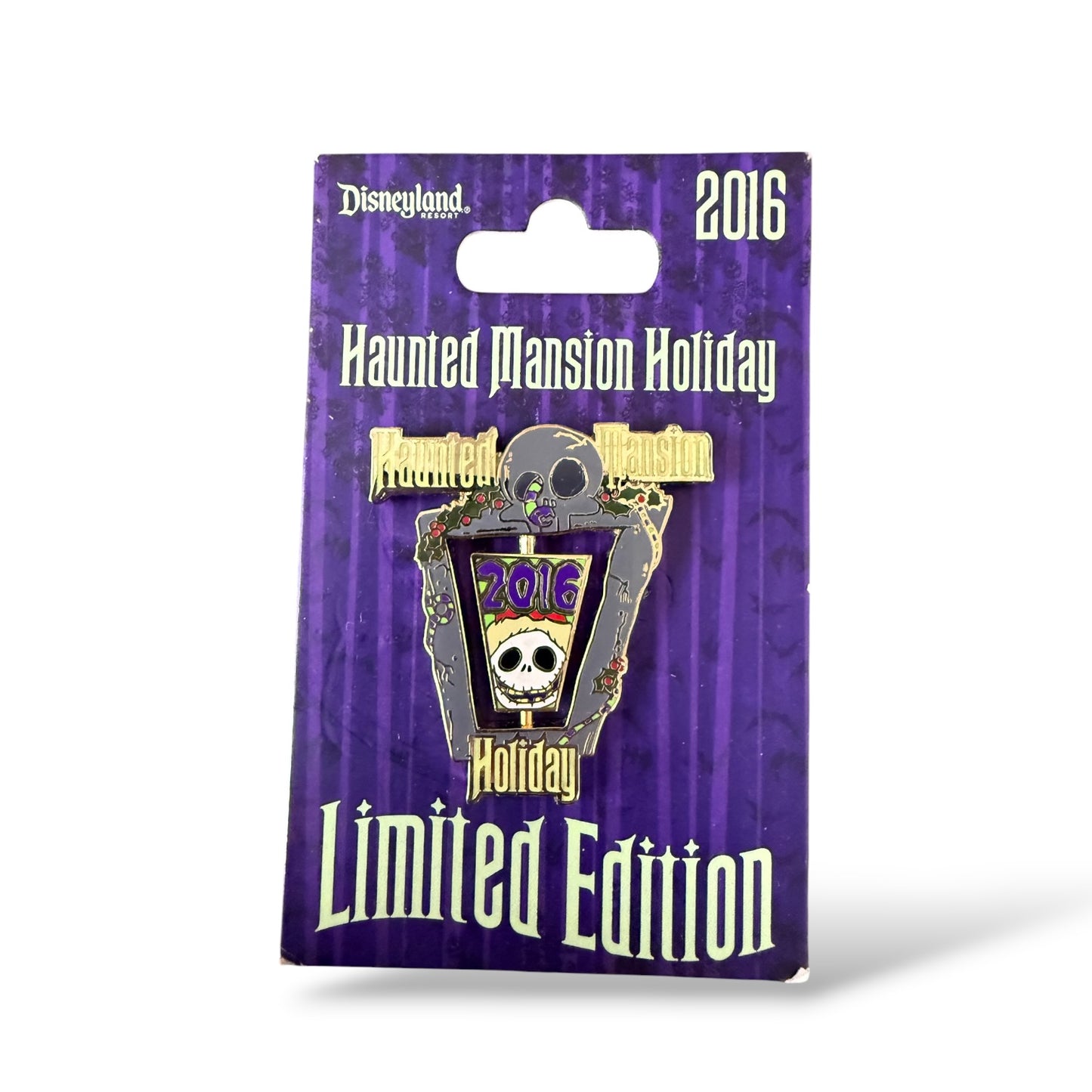 DLR Haunted Mansion Holiday 2016 Jack Spinner Pin