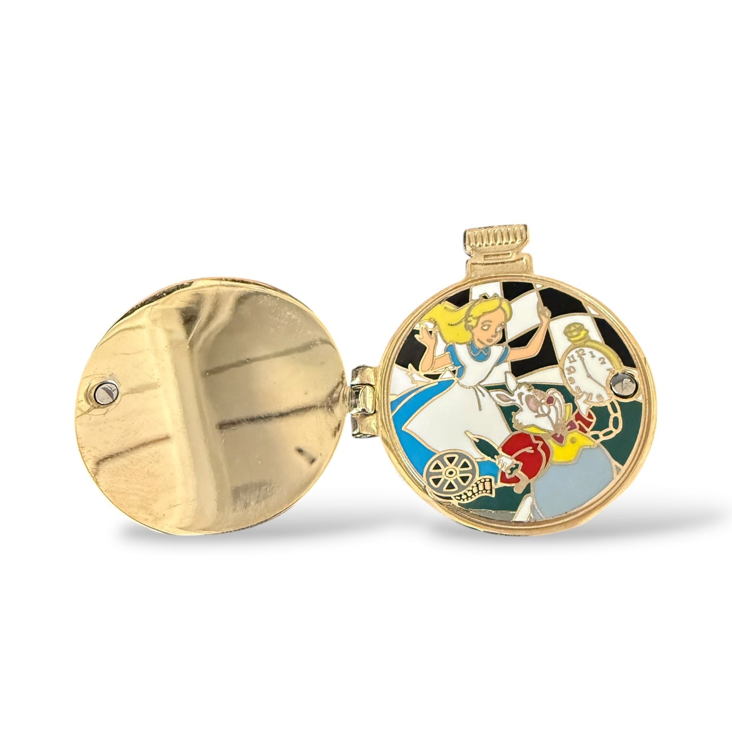 Disney Parks Walt's Classic Film Collection Alice in Wonderland Pocket Watch Pin