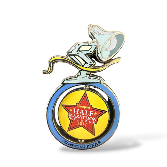 DLR runDisney Pixar Half Marathon Weekend 2017 Luxo Spinner Pin