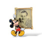 Disney Parks Mickey Holding Walt Disney Portrait Frame Pin