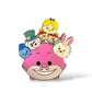 Disney Parks Cheshire Cat, Alice, Mad Hatter, White Rabbit, and Caterpillar Tsum Slider Pin