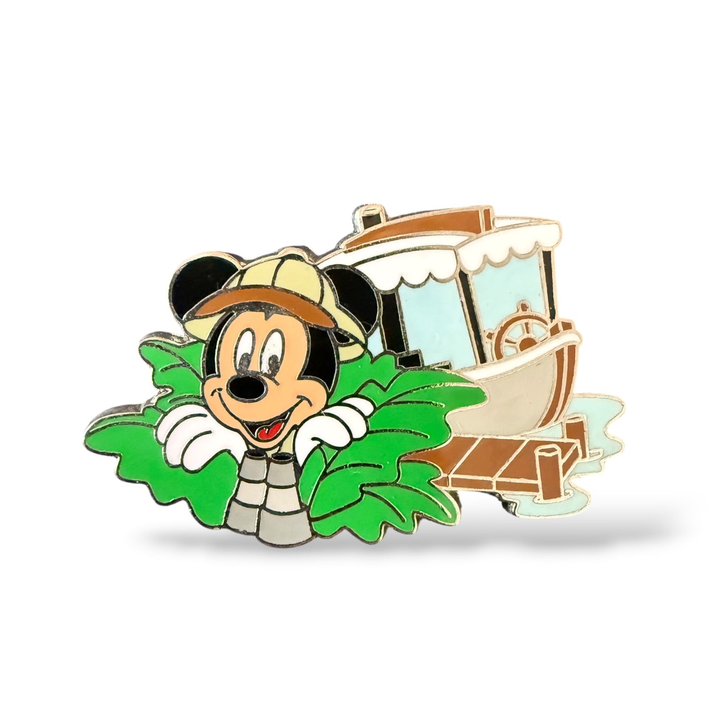 WDW Characters at Magic Kingdom Booster Jungle Cruise with Mickey Pin