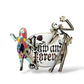 Disney Parks Nightmare Before Christmas Jack and Sally Now and Forever Pin