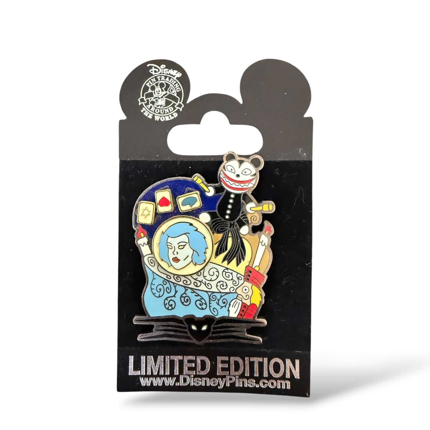 DLR 13 Treats in 5 Frightful Weeks Scary Teddy and Madame Leota Scene Pin