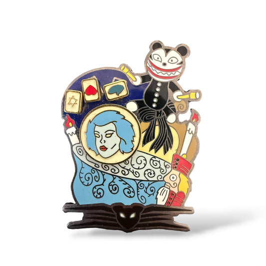 DLR 13 Treats in 5 Frightful Weeks Scary Teddy and Madame Leota Scene Pin