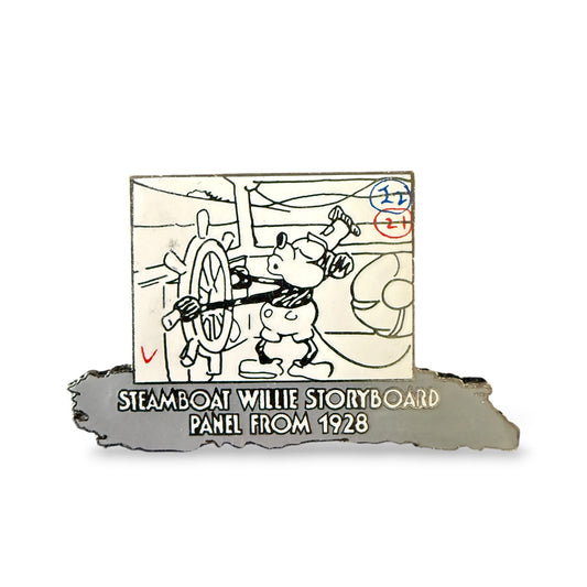 WDW 100 Years of Magic Steamboat Willie Storyboard Panel from 1928 Pin