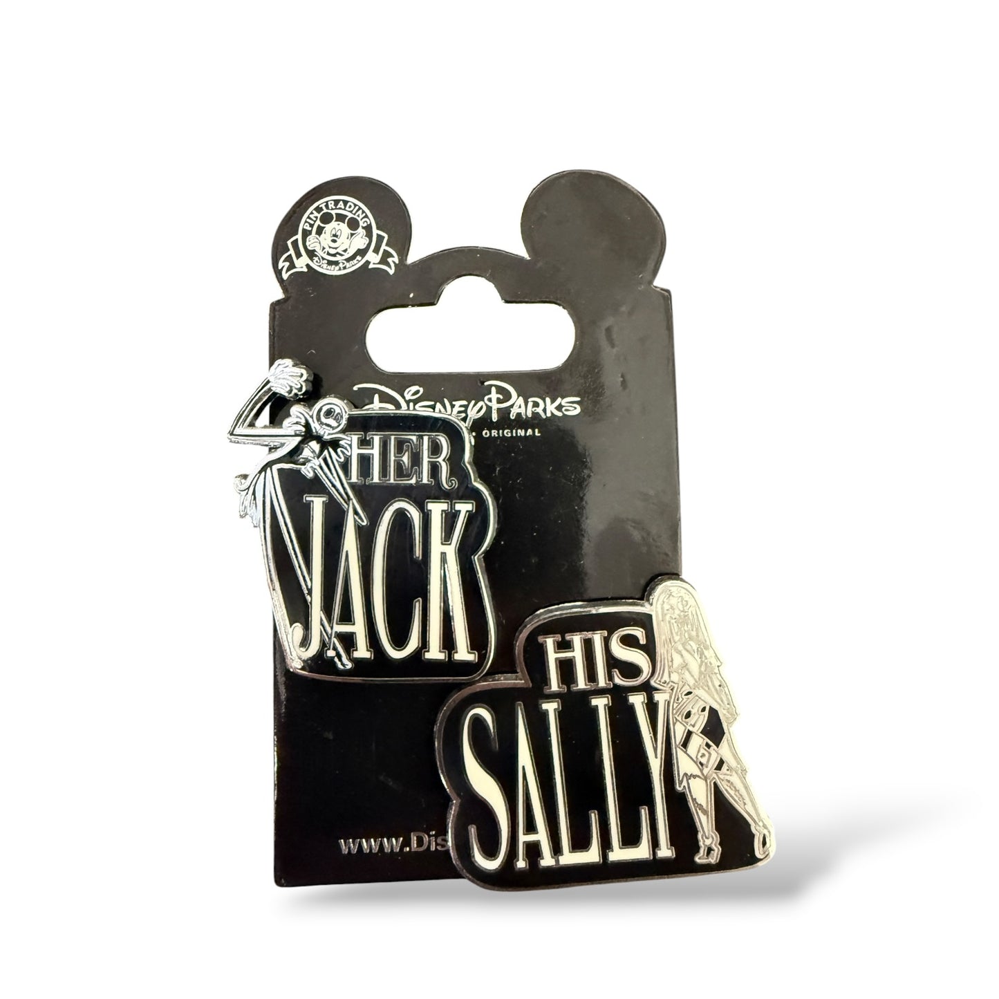 Disney Parks Her Jack His Sally Pin Set
