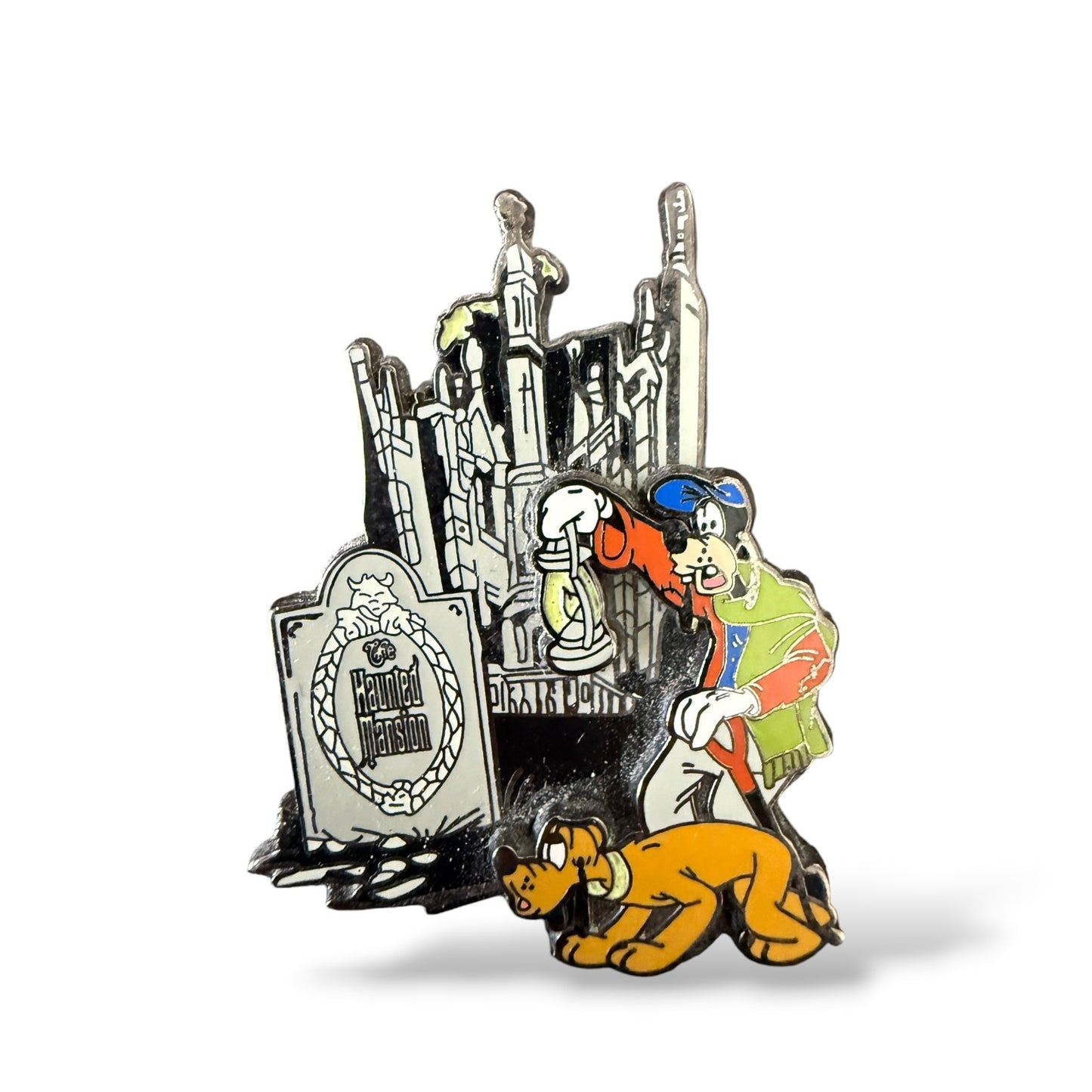 Disney Parks Goofy and Pluto Haunted Mansion Pin