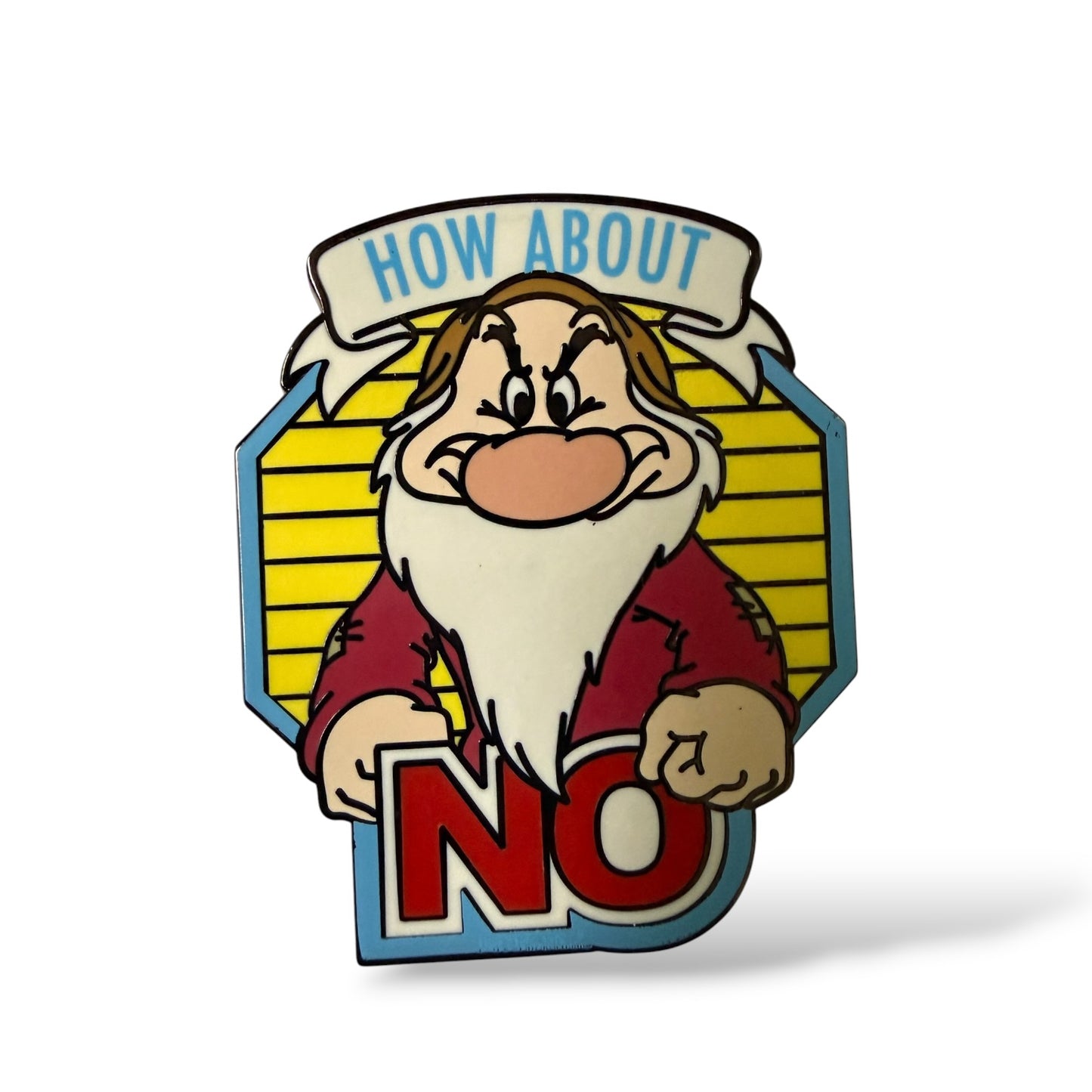 Disney Store How About No Grumpy Pin
