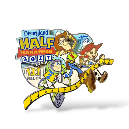 DLR runDisney Pixar Half Marathon Weekend 2017 Toy Story Half Marathon Event Pin