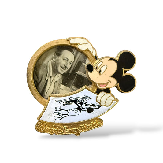 WDW Walt's Legacy Collection Walt Disney, Mickey, and Steamboat Willie Pin
