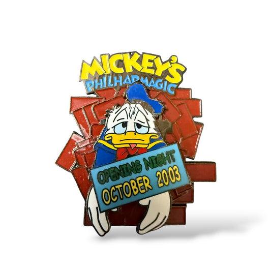 WDW Mickey's Philharmagic Donald Duck Opening Day Pin