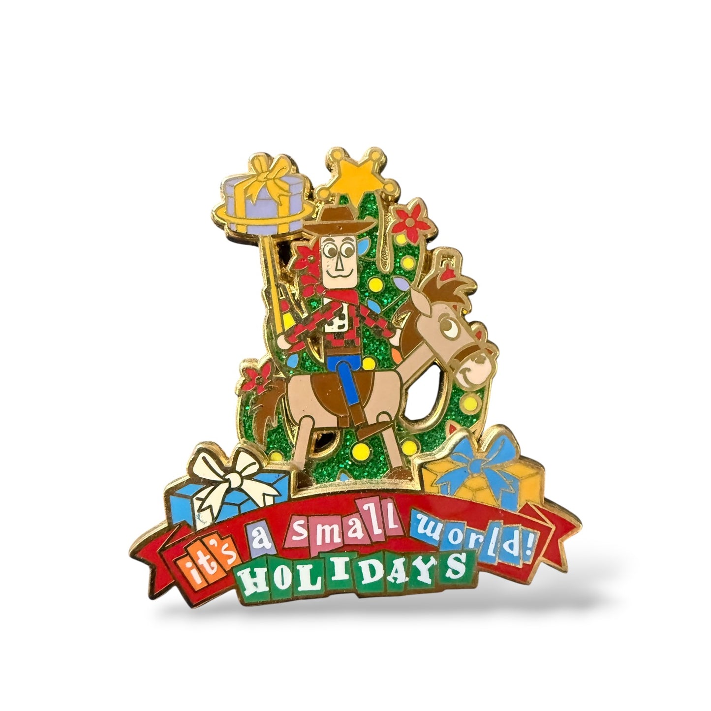 DLR Small World Woody Happy Holidays 2013 Pin