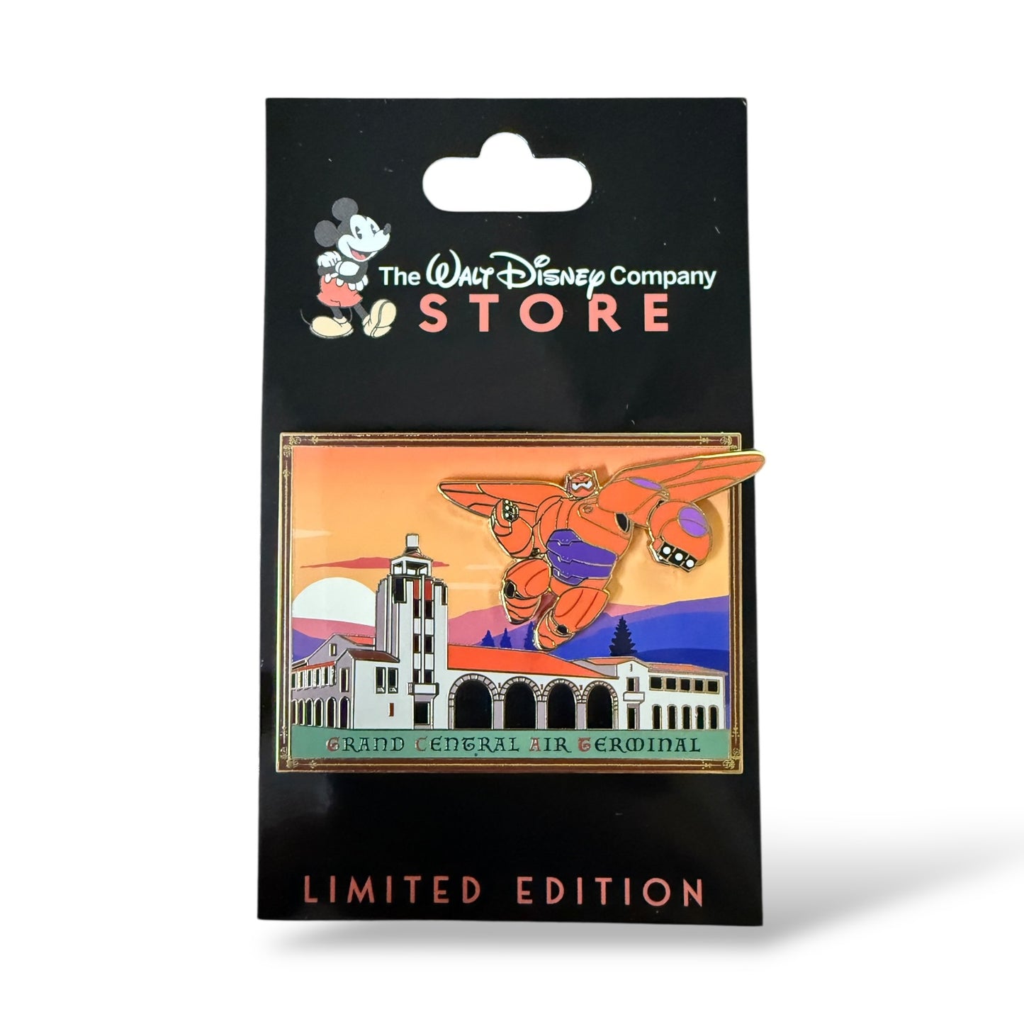 DEC Grand Central Air Terminal Armored Baymax Pin
