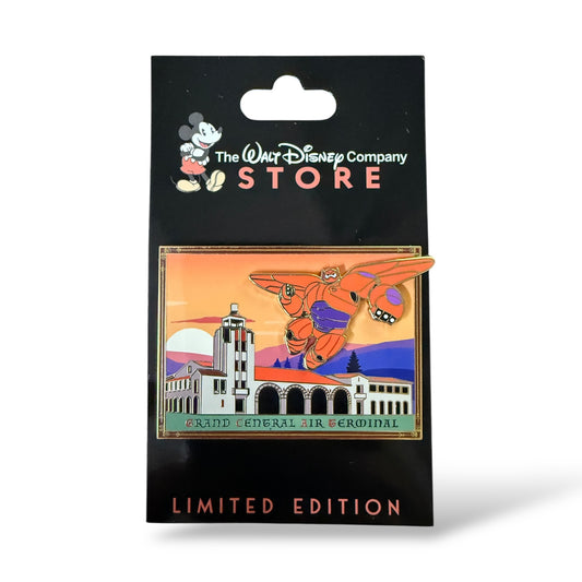 DEC Grand Central Air Terminal Armored Baymax Pin