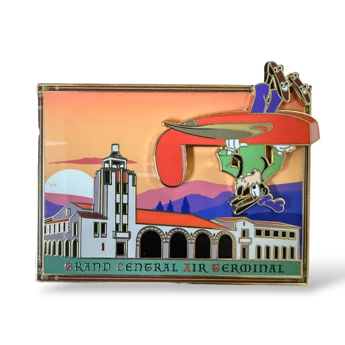 DEC Grand Central Air Terminal Goofy Pin
