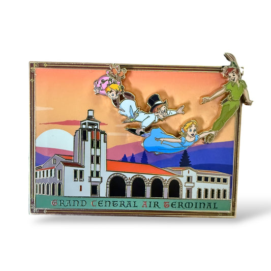 DEC Grand Central Air Terminal Peter Pan and the Darling Children Pin