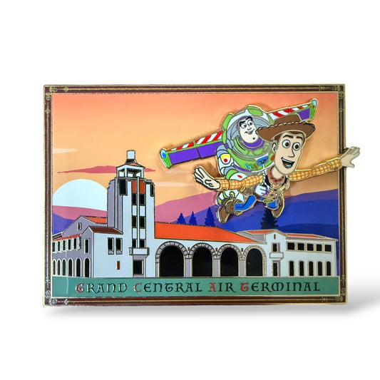 DEC Grand Central Air Terminal Buzz and Woody Pin