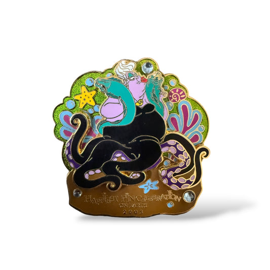 WDW Happiest Pin Celebration On Earth Ursula Celebrates 3D Jewels Pin