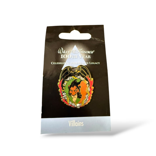 JDS Walt Disney 100th Year Villains Scar Pin