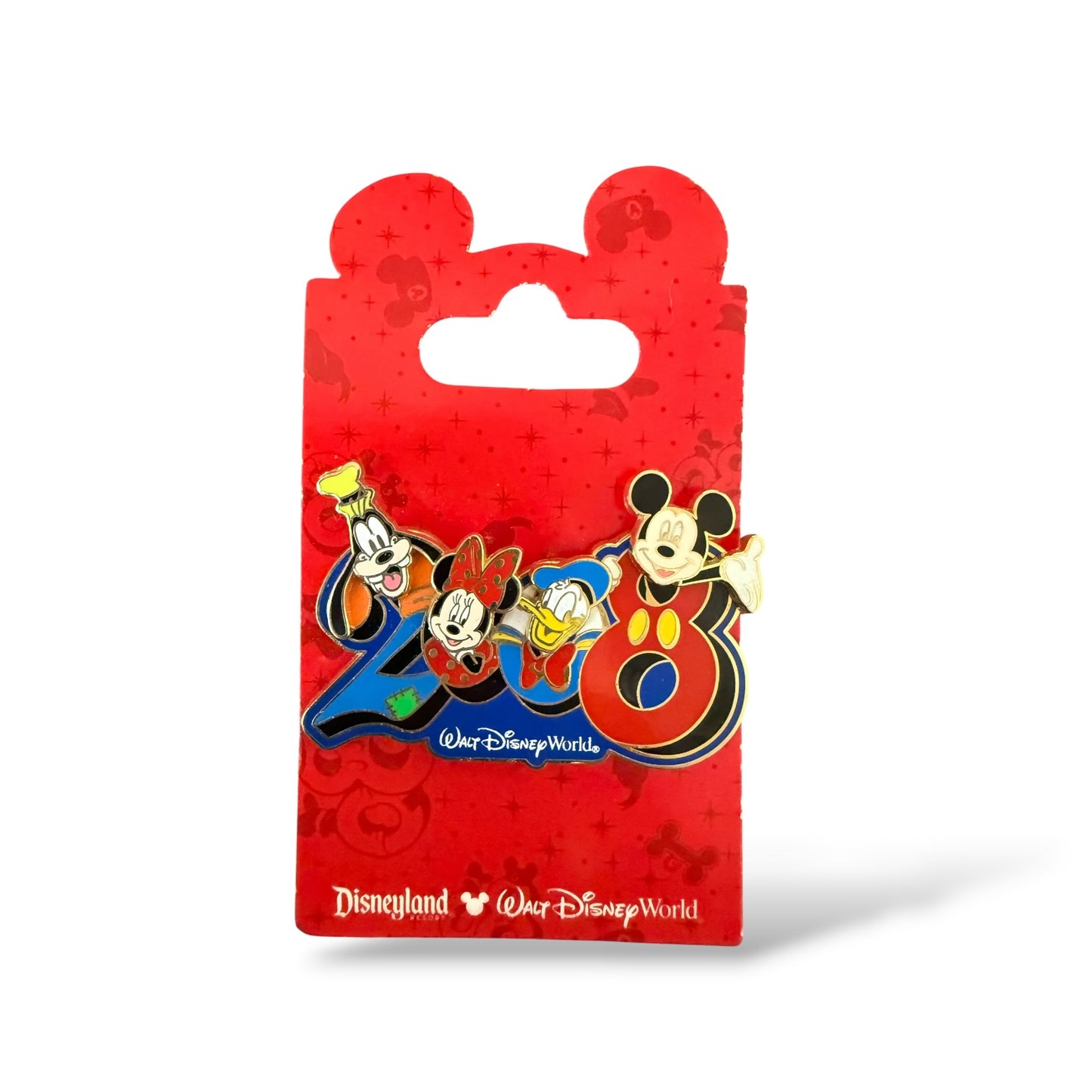 WDW Dated 2008 Pivoting Character Heads Pin