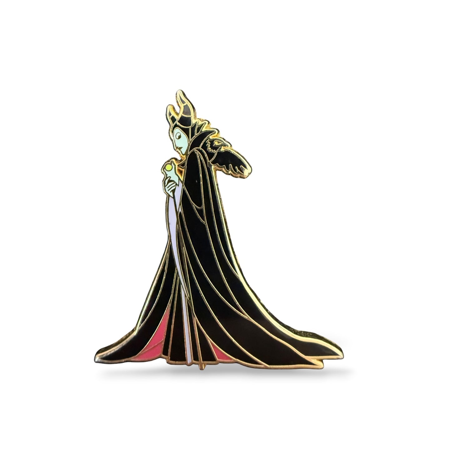 Disney Parks Sleeping Beauty Booster Maleficent and Diablo Pin