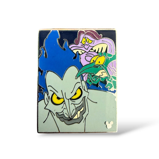 Cast Lanyard Villains and Pets Hades Pain and Panic Hidden Mickey Pin