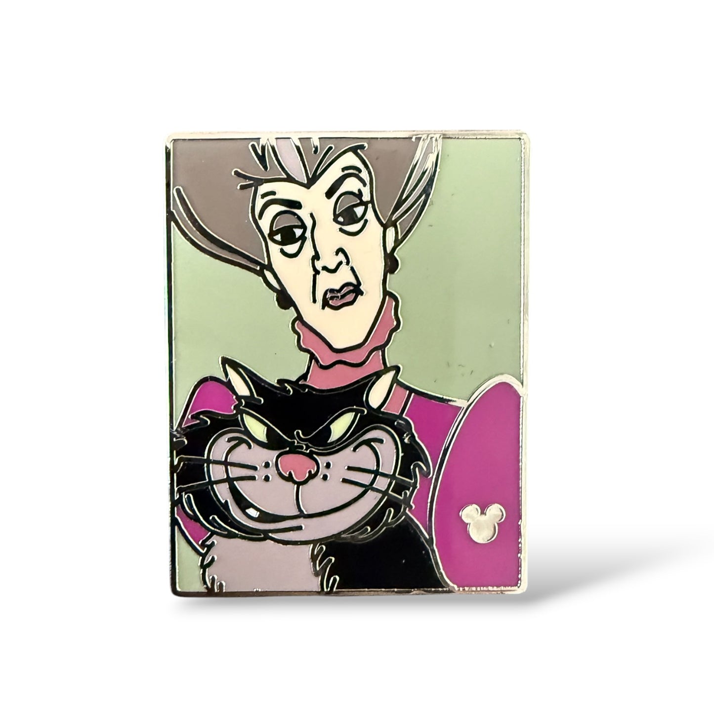 Cast Lanyard Villains and Pets Lady Tremaine and Lucifer Pin