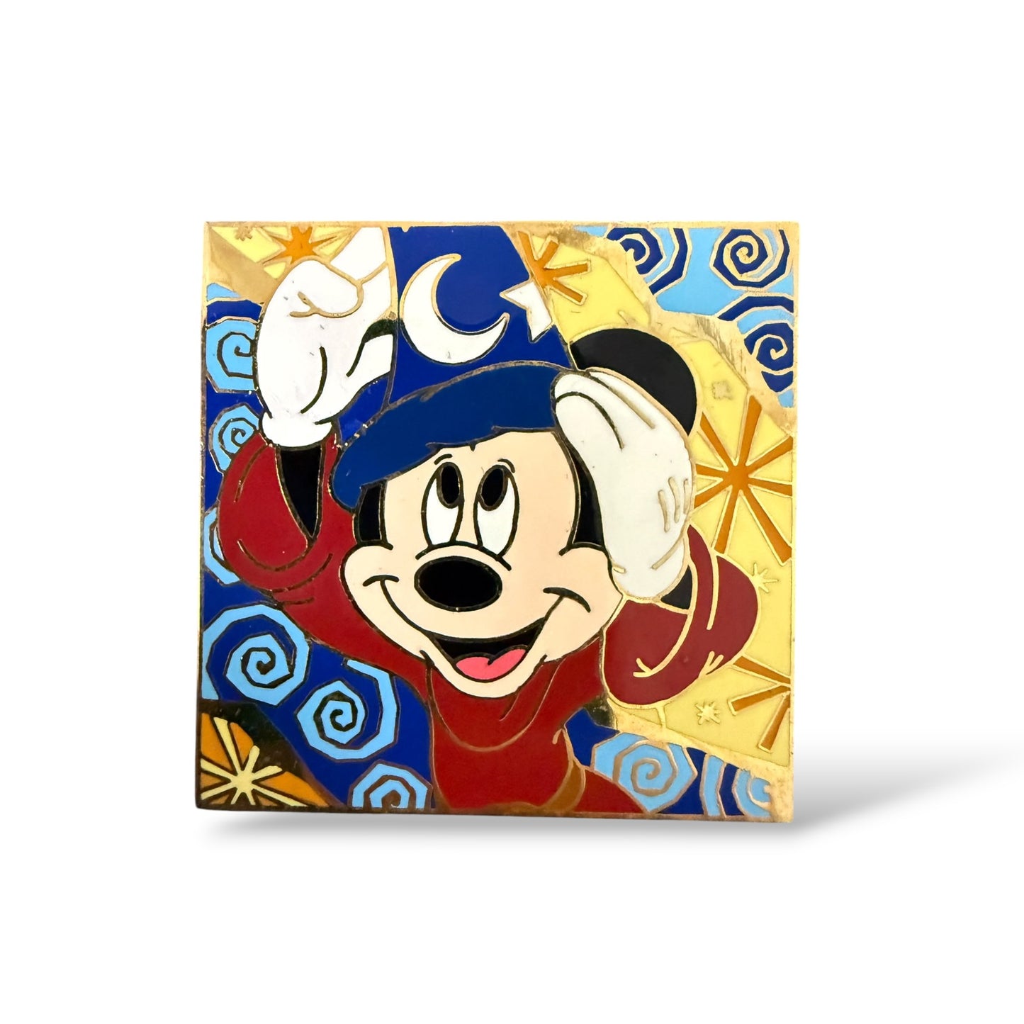 Disney Parks Psychedelic Square Sorcerer Mickey Pin