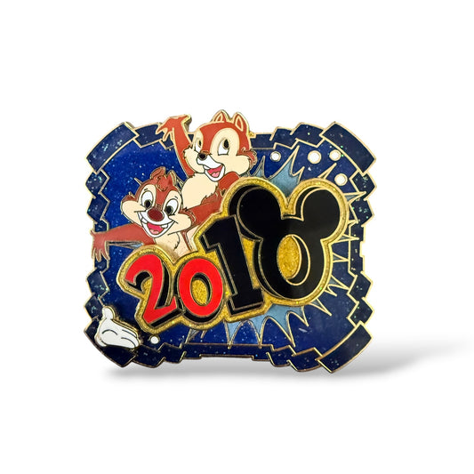 WDW White Glove Dated 2010 Chip n' Dale Pin